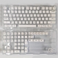 104+16 Brief White PBT Dye-subbed XDA Keycap Set for Mechanical Keyboard English / Thai / Japanese / Russian / Arabic / French / German / Spanish